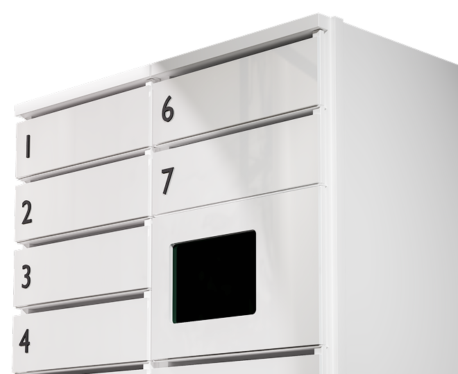 Изображение умных почтовых ячеек